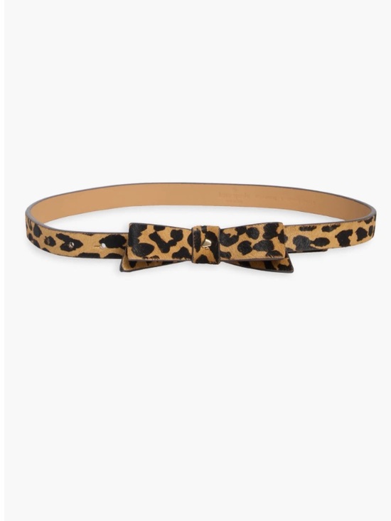 kate spade Accessories - Kate Spade Bow Belt Leopard with gold Spade Genuine Leather